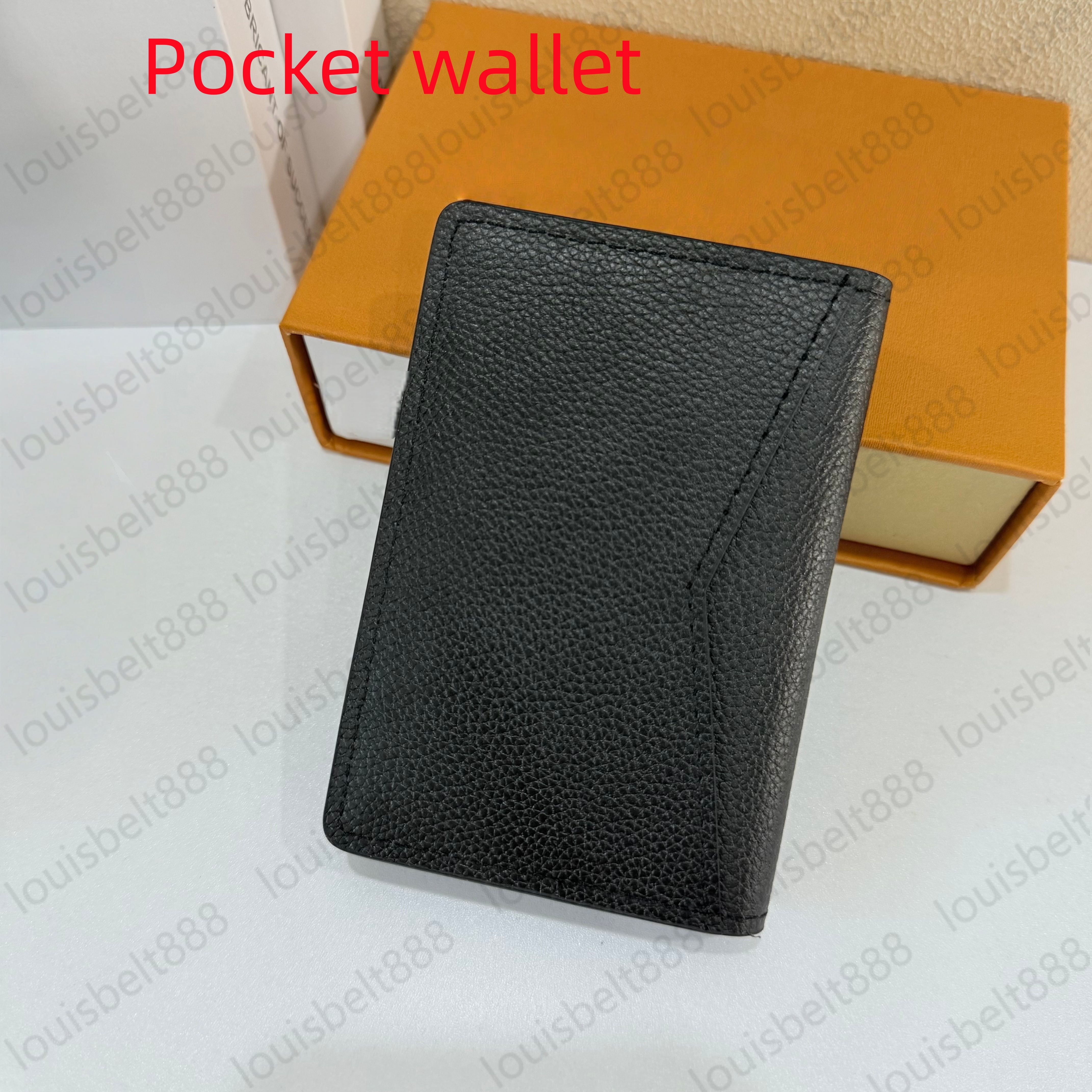 designer Pocket organizer card holder luxury man Monogram Pocket wallet sports field scenery Skiing card holder Golf wallets Multiple colors to choose from - 6 of 7