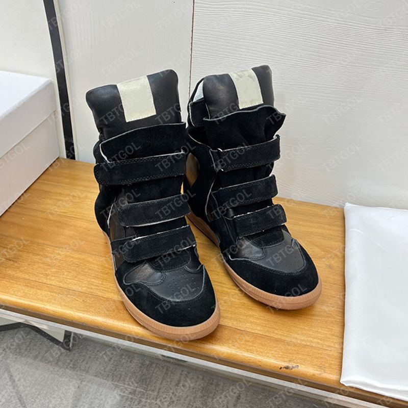 Designer women sneakers stylish high top suede wedge sneakers women platform casual shoes 829 - 7 of 8