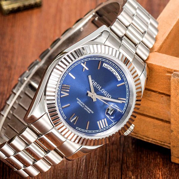 montre de luxe Mens Watches 41mm Automatic Movement full Stainless Watches 2813 Mechanical watches Luminous - Watches - guangzhoubuy