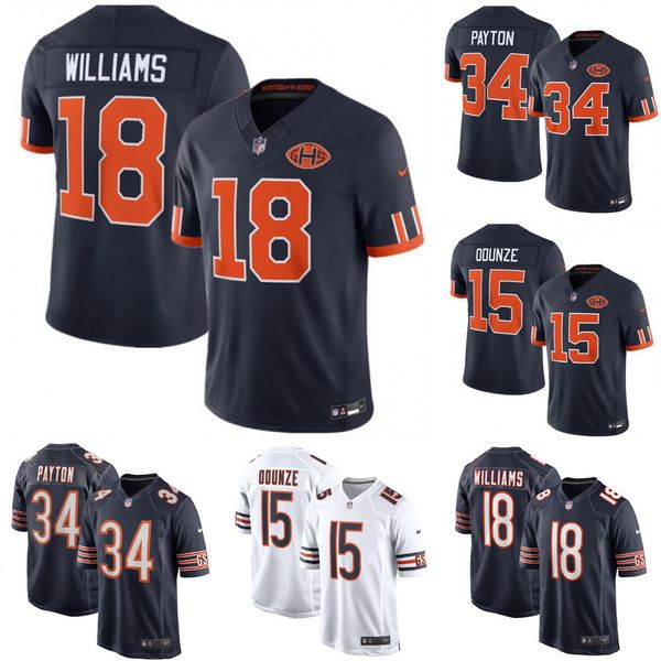 Men's Chicago Bears Caleb Williams Navy Player Game Jersey Custom Available S 6XL - Sports & Outdoors - guangzhoubuy
