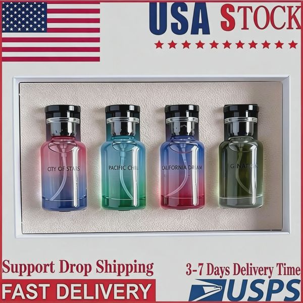 Luxury brand 4*30ml Perfume Set Imagination City of Stars Pacific Chill California Dream Parfum Long lasting smell France Fragrance Gift Box Kits Christmas Gift 4in1 - Health & Beauty - guangzhoubuy