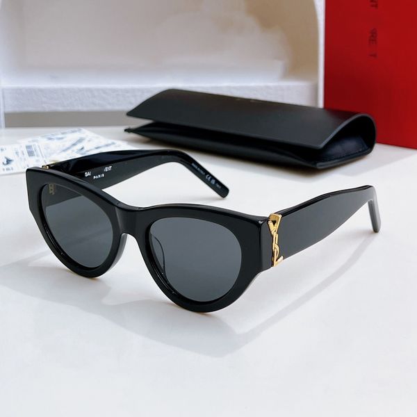 designer sunglasses M94 Luxury For Womens Mens Fashion Oval frame Metal Goggles Designer Sunglasses Protect eyes Anti-UV400 gift - Fashion Accessories - guangzhoubuy