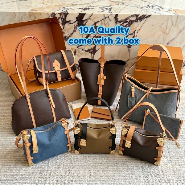 Luxury Hobo Bags For Women Designer Large Capacity Tote Handbags Classic Leather Shoulder Purses With Removable Pouch Fashion Travel Bag With Box Womans Purse PRPU - Bags, Luggage & Accessories - guangzhoubuy