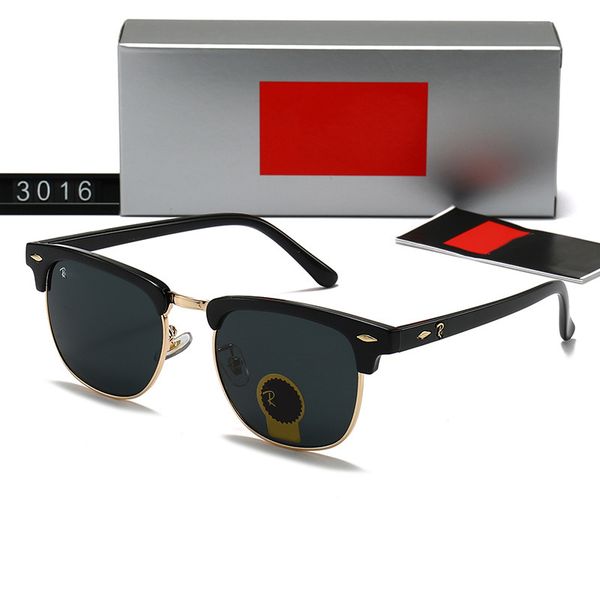 2026 Designer Sunglasses for Womens Mens Outdoor Sunglasses Shades Fashion Goggle UV400 Eyewear Classic glasses 3016 Male Sun Glasses Metal Frame gift With Box - Bags, Shoes & Accs - guangzhoubuy