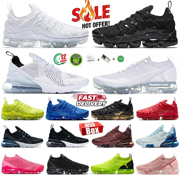 TN Plus 270 Running Shoes 270s Premium Mens Women Sneakers Triple White Black 2.0 3.0 Red Game Pink Wolf Grey Walking Sports Trainers with box 36 47 - Shoes & Accessories - guangzhoubuy