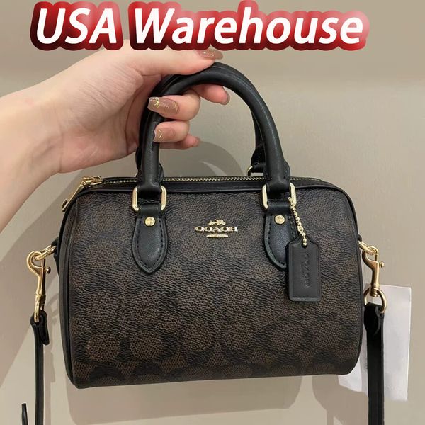 Designer Bag Crossbody Bag Luxury Bag Classic Signature Canvas Boston Handbag Detachable Shoulder Strap Portable Handle Purse Vintage Style Ladies Shoulder Bag - Bags, Luggage & Accessories - guangzhoubuy
