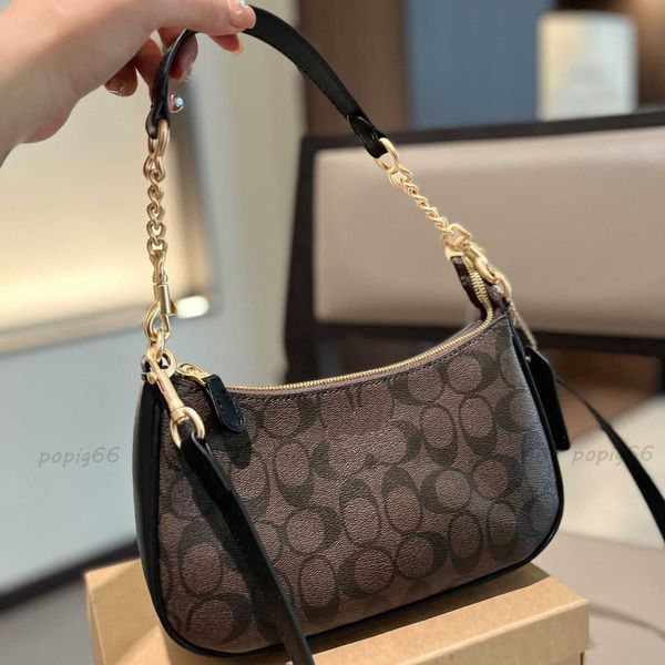 Shoulder Bags Fashion Designer Underarm Small Handbags Women Shoulder Bag Half-moon ladies Baguette Purse Chain Strap Croissant bags Large Capacity Chain Bag - Bags, Luggage & Accessories - guangzhoubuy