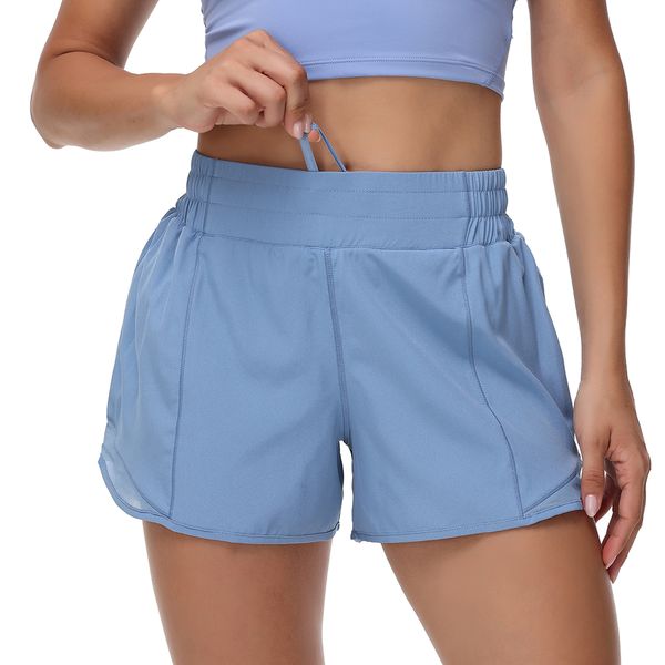Womens Hotty Hot High-Rise Lined Short 4" Gym Fitness Training Tights Sport Quick-drying Short Pants Fashion Trousers - Sports & Outdoors - guangzhoubuy