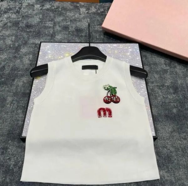 Brand Fashion Women's Tank Top Camis Embroidery Print Slim Vest Daily Casual Clothing - Apparel - guangzhoubuy
