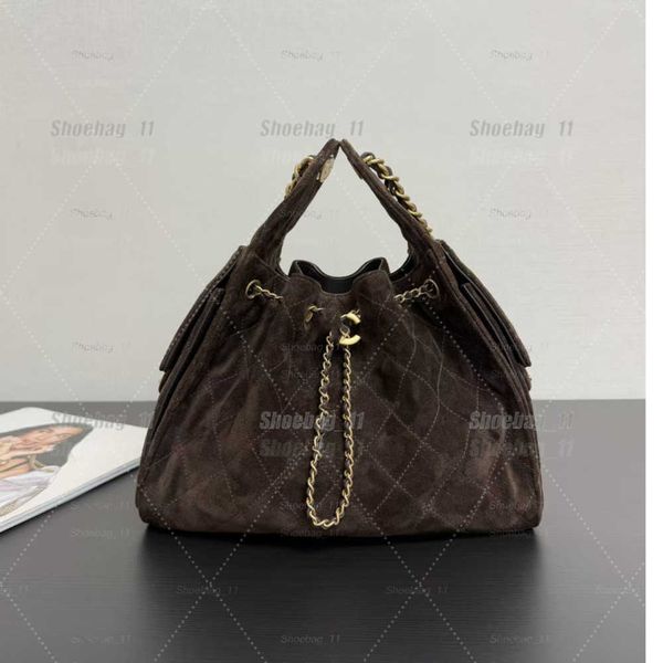 Evening Bags Designer shoulder diamond check long chain fashion bucket crossbody bag Big homeless person 25 suede leather grey casual luxury brand Medium hobo - Bags, Luggage & Accessories - guangzhoubuy