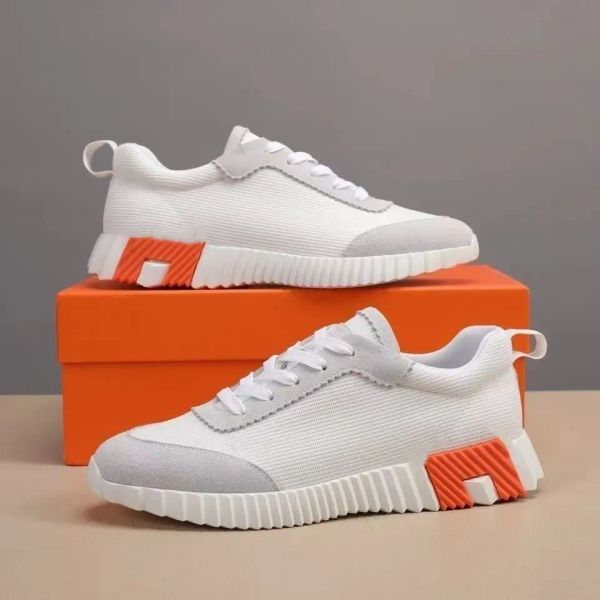 With box Bouncing Sneakers Designer Suede Casual Shoes Trainers Breathable Mesh Running Shoe Men Bounce Women Sneaker 02 - Shoes & Accessories - guangzhoubuy