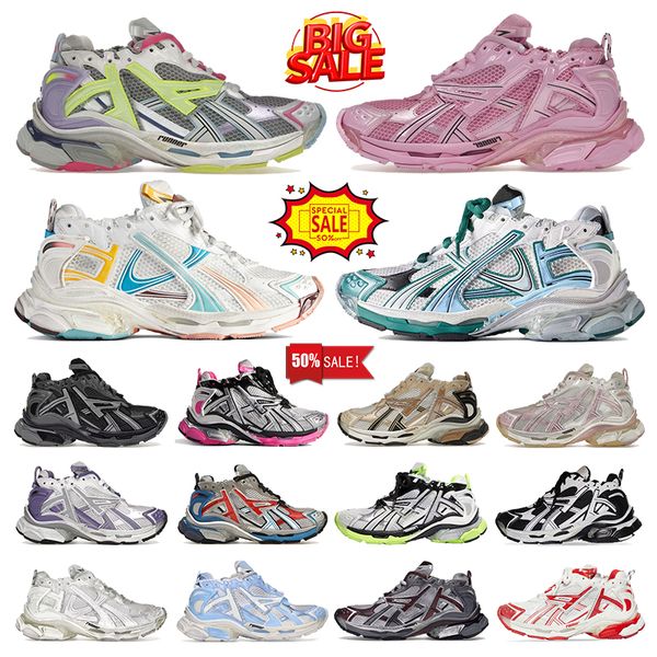 designer shoes runner sneakers Track Casual 7.0 7.5 For Men Women Luxury Sneaker Hiking Shoes Dark Grey Black Silver Pink White Red Platform Paris Shoe Size 35-46 - Shoes & Accessories - guangzhoubuy